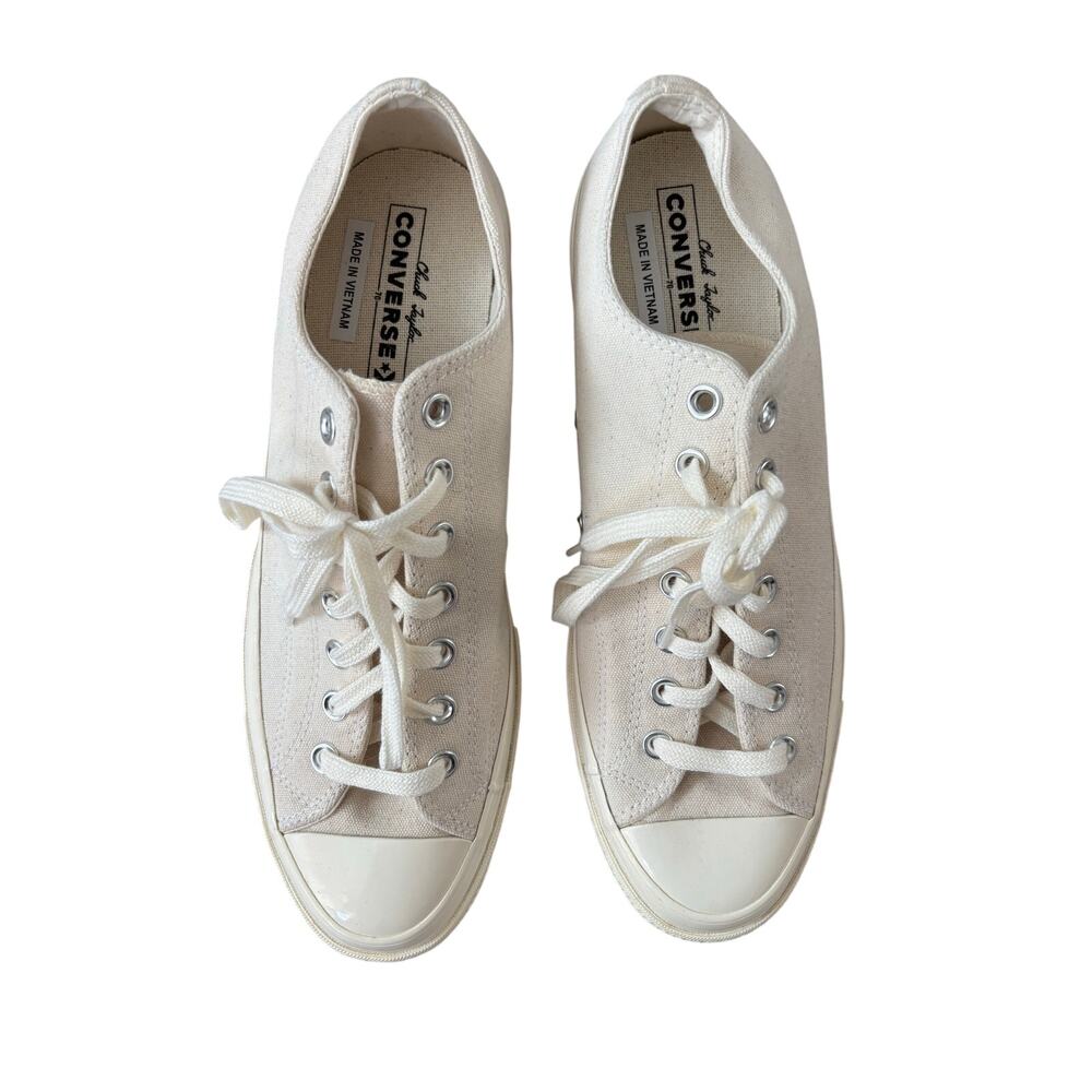Converse Chuck Taylor 70 Ox Natural White Low Top 162211C Mens 10.5 Womens 12.5